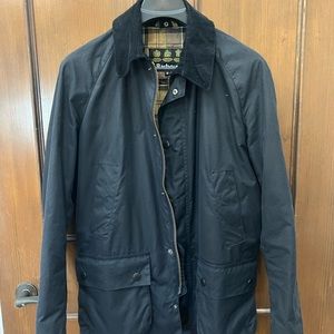 Barbour Ashby Wax Jacket; Men’s size M; Navy; Like New